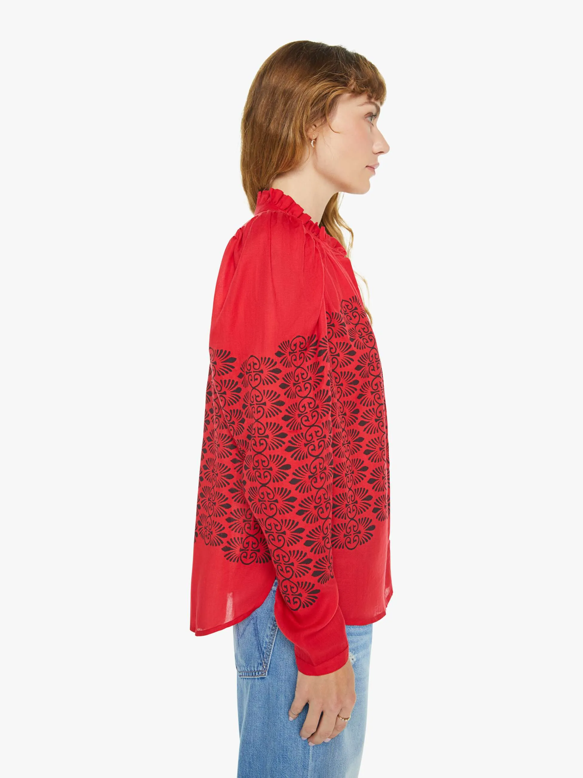 Alix Of Bohemia Artemis Shirt - Cherry Trellis