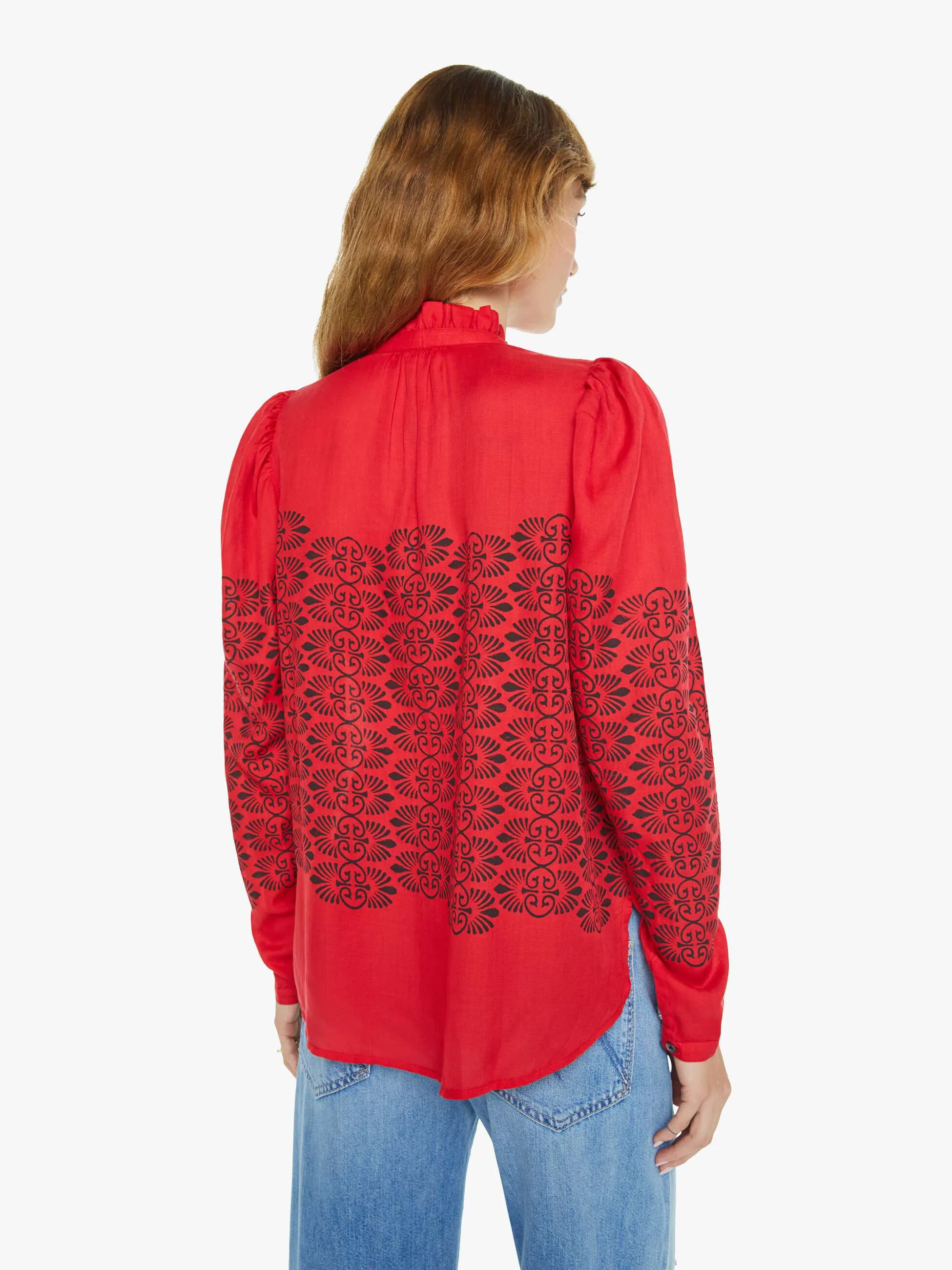Alix Of Bohemia Artemis Shirt - Cherry Trellis
