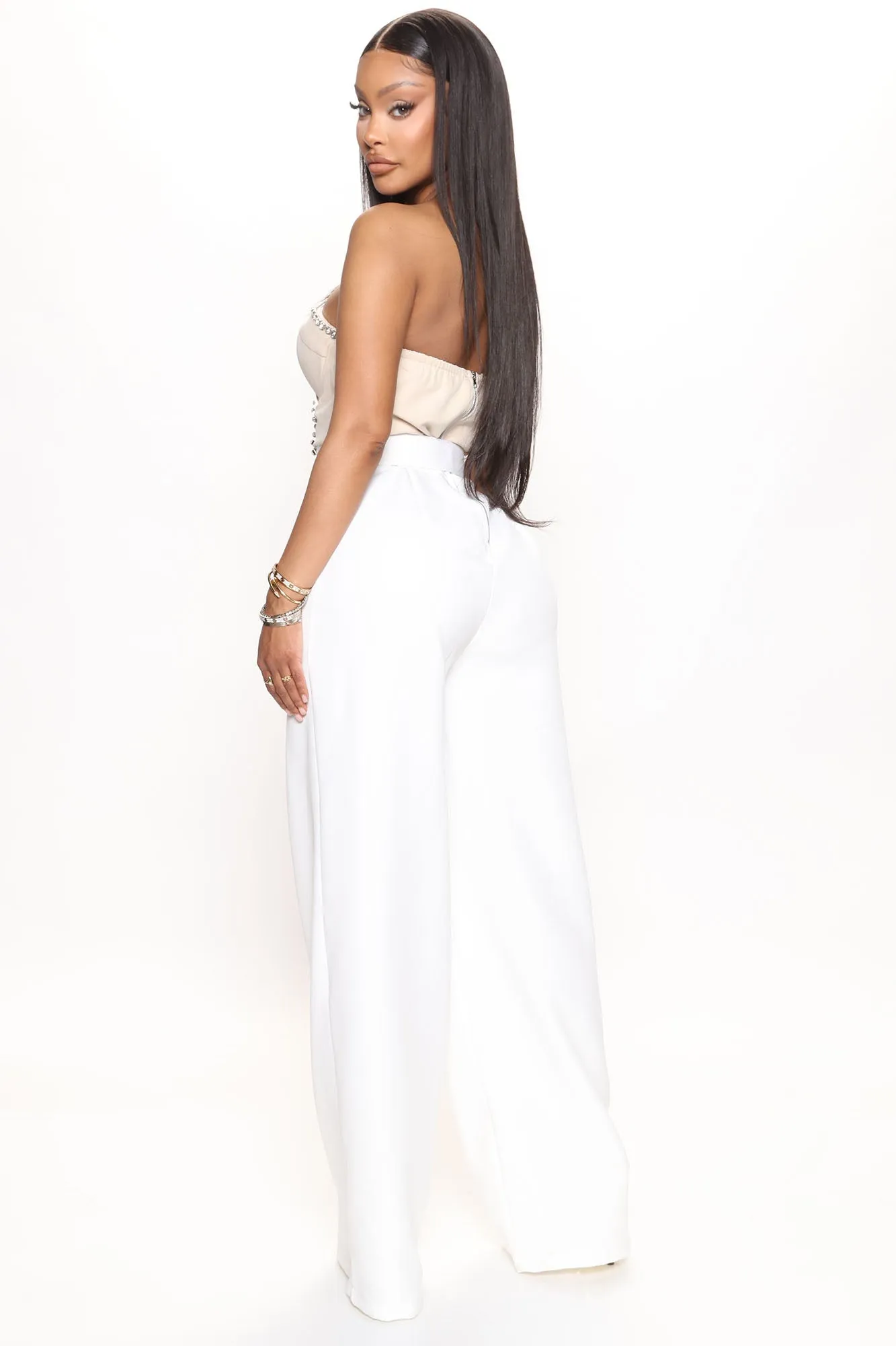All My Love Embellished Jumpsuit - White