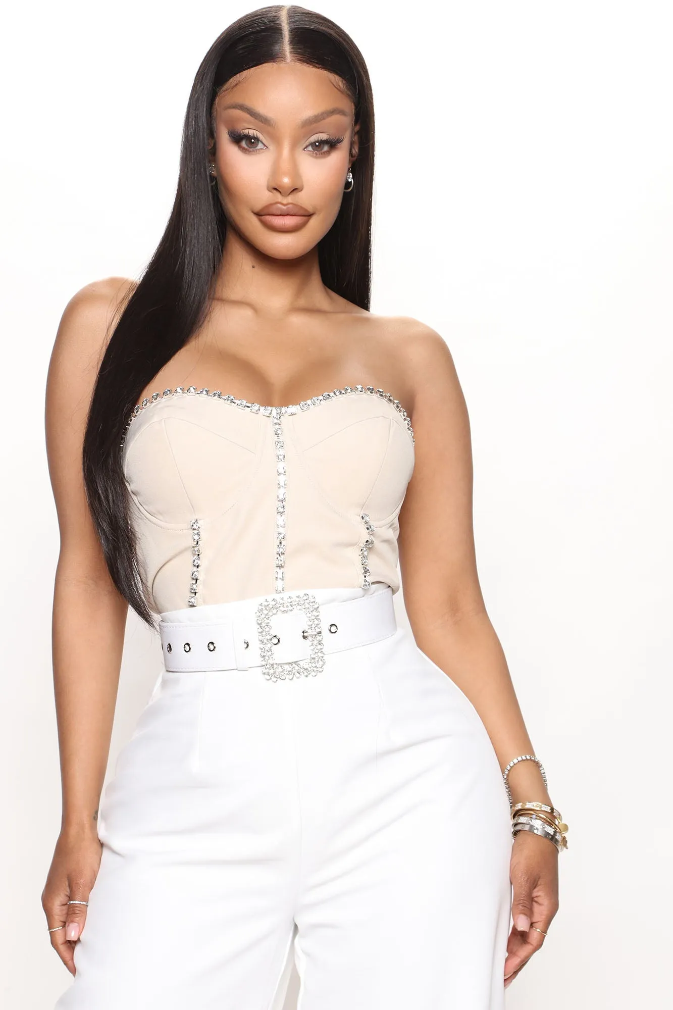 All My Love Embellished Jumpsuit - White