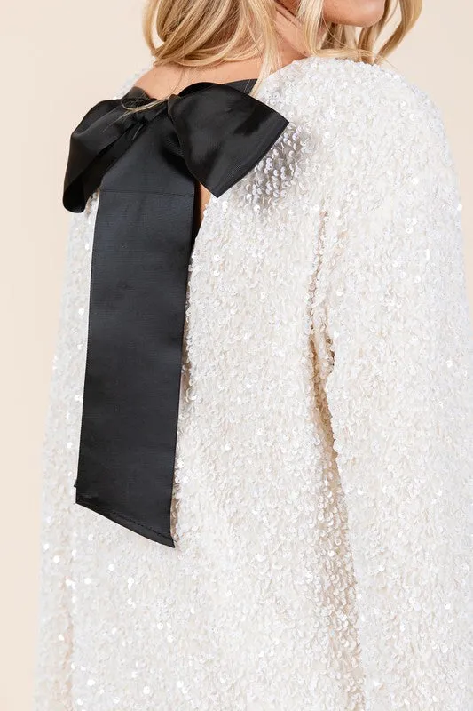Anastasia Sequin Cocktail Mini Dress