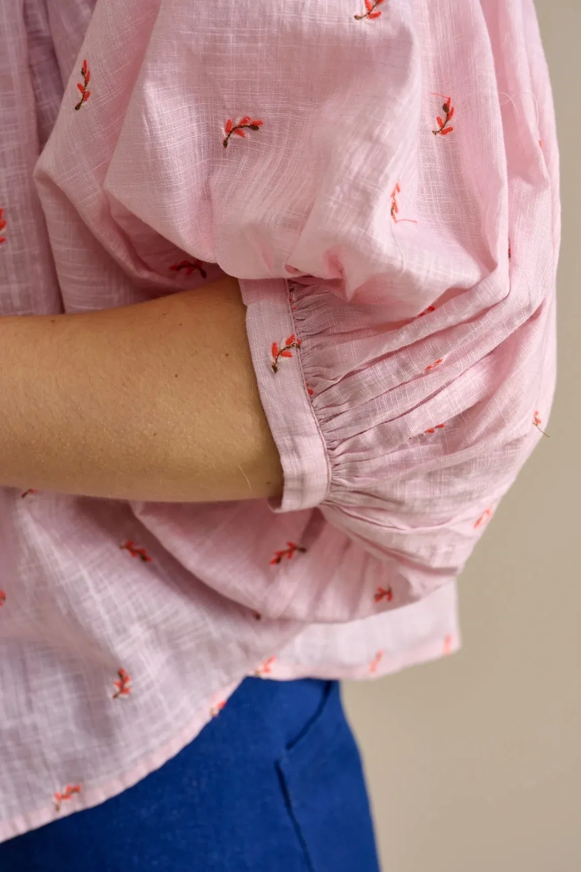 Bellerose- Ink Blouse: Baby Pink