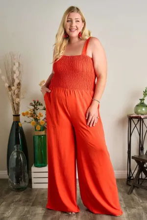 Curvy Square Neck Jumpsuit