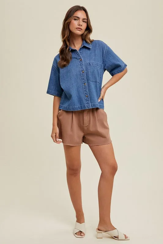 Denim Button Up
