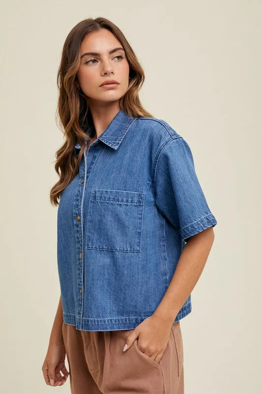 Denim Button Up