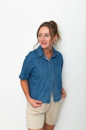 Denim Button Up