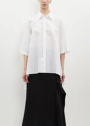 Flounce Short Sleeve Blouse