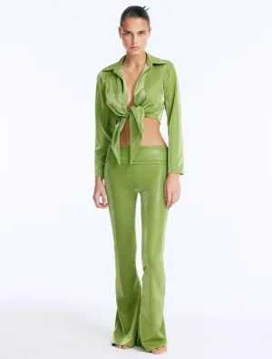 Greta Green Shirt and Izara Pants