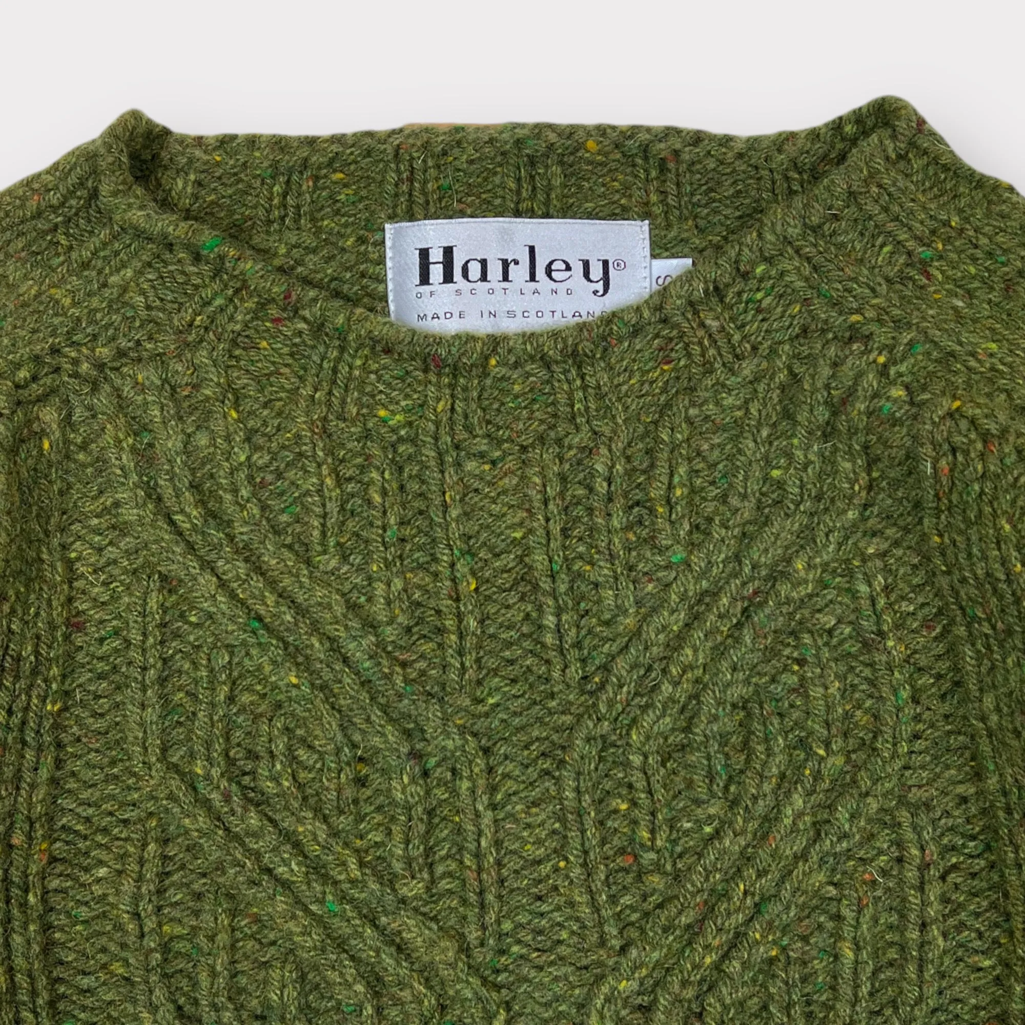 Harley Of Scotland Wool Nep Twist Jumper Raasay