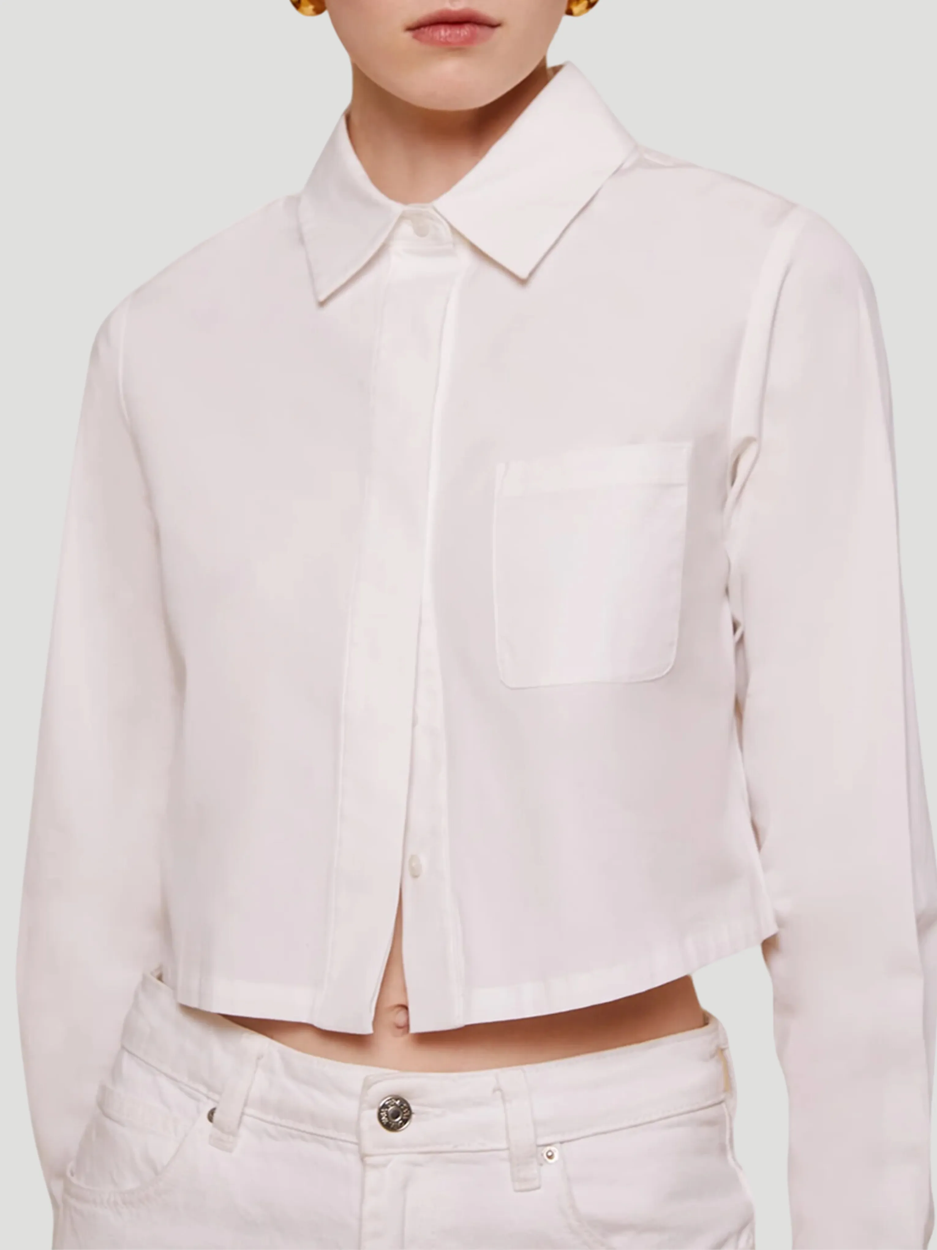 Jilly Cropped Shirt