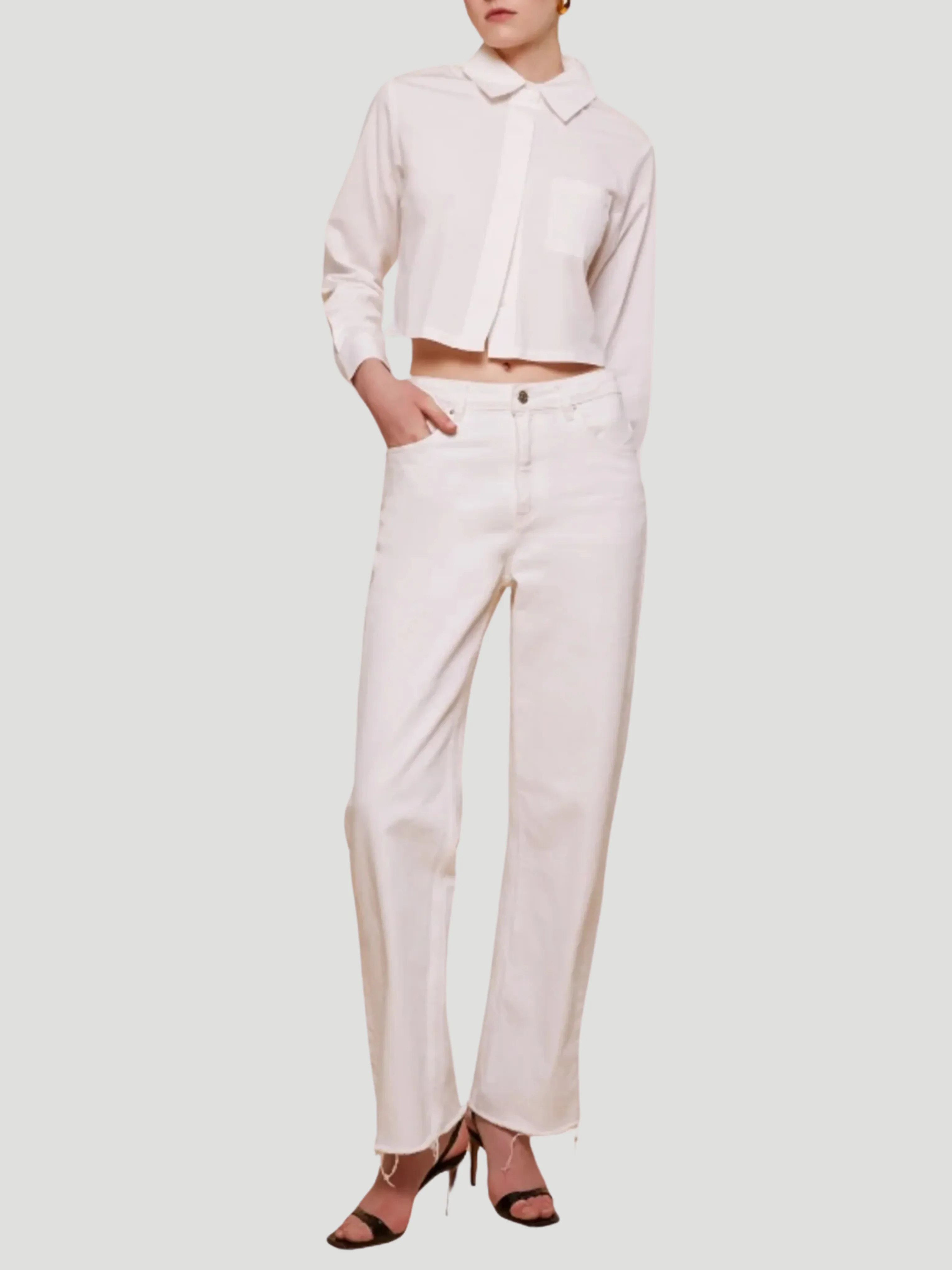 Jilly Cropped Shirt