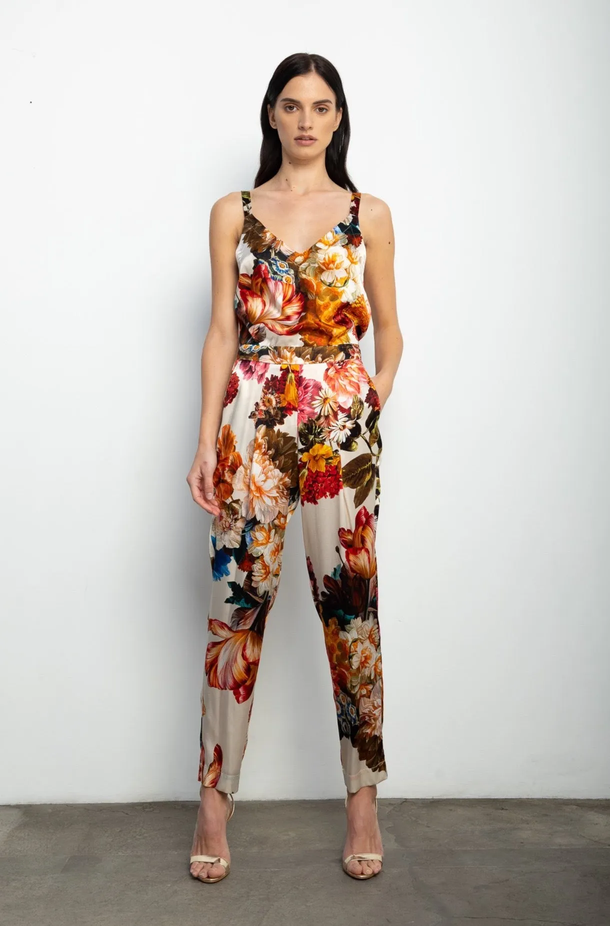 Jogger Pant   Ivory Bouquet