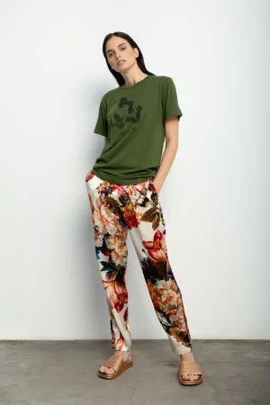 Jogger Pant   Ivory Bouquet