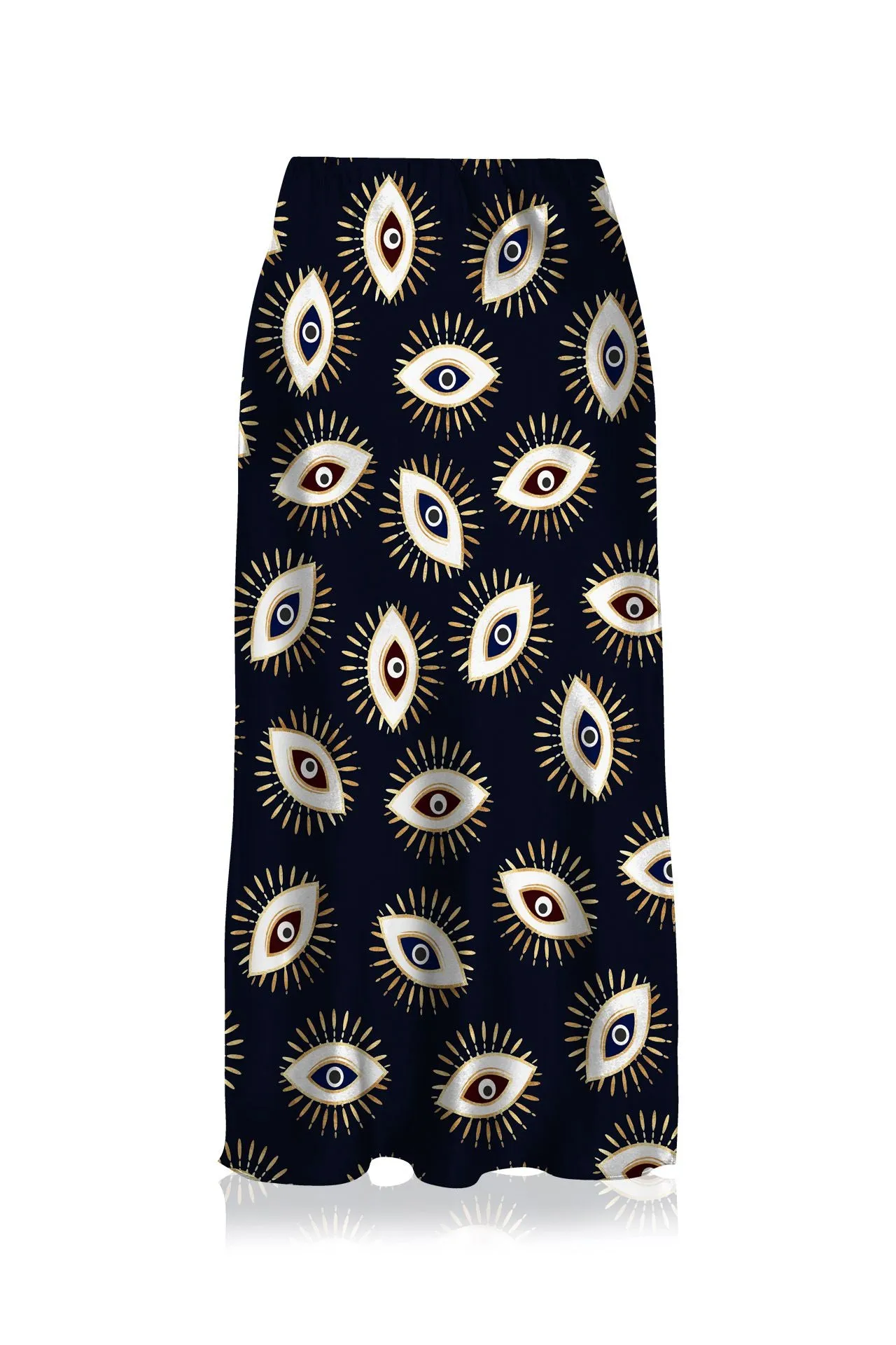 Knee Length Black Skirt