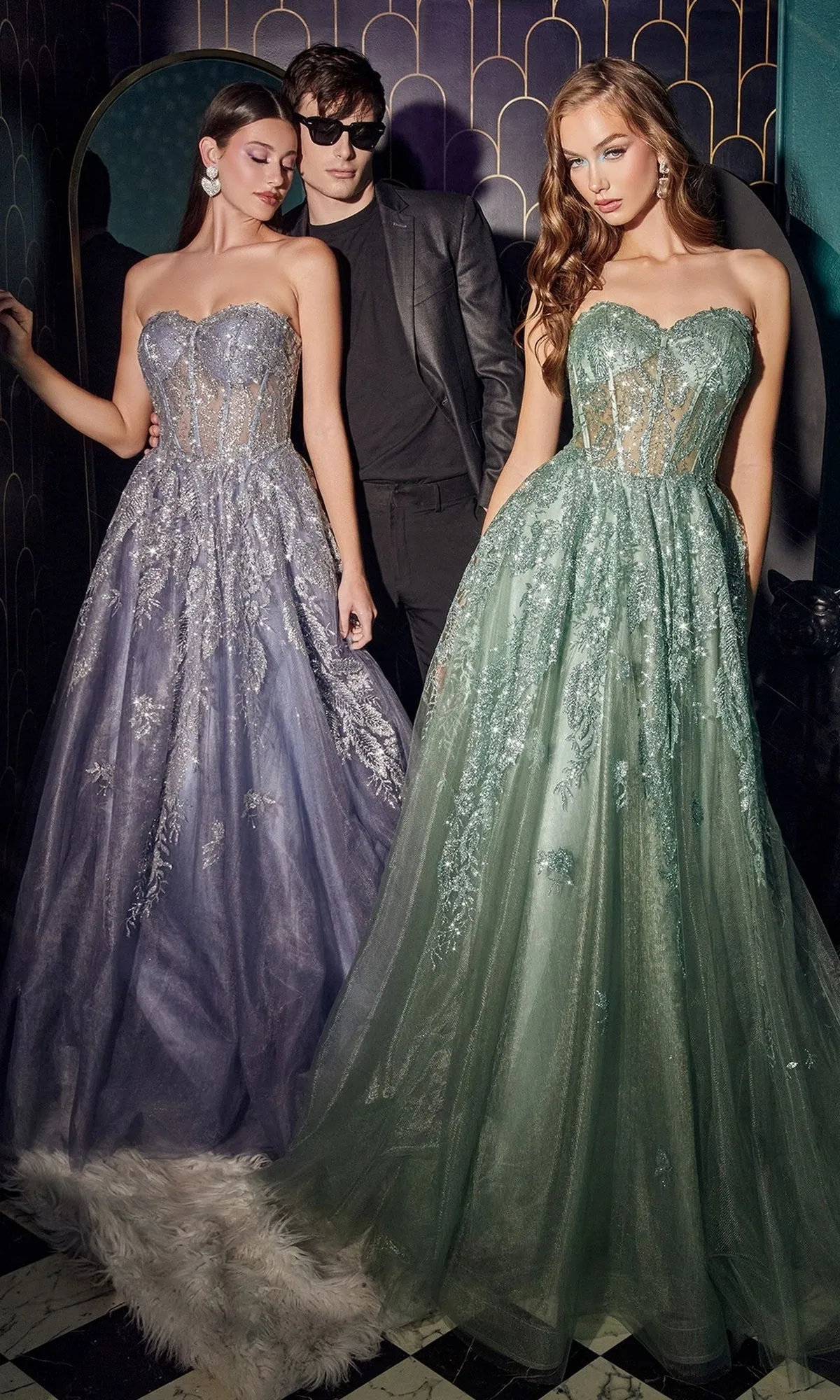 Long Formal Dress J852 by Ladivine