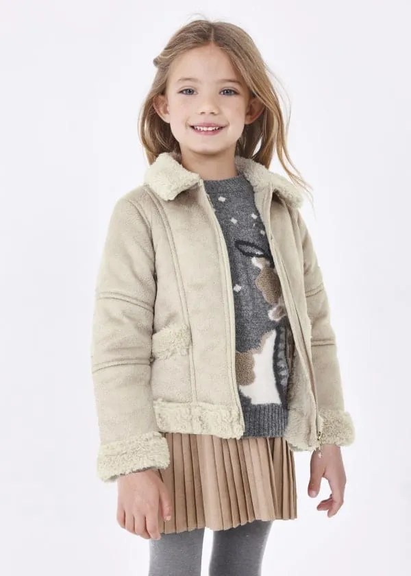 Mayoral Fleece Lined Jacket