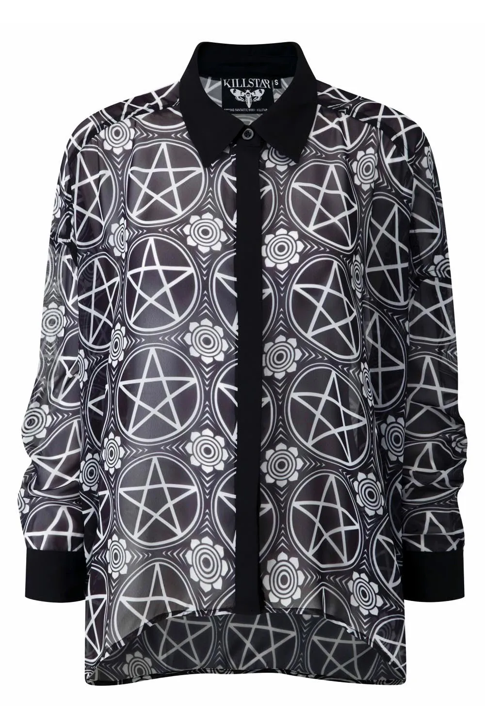 Pentagram Chiffon Shirt [B] - Resurrect