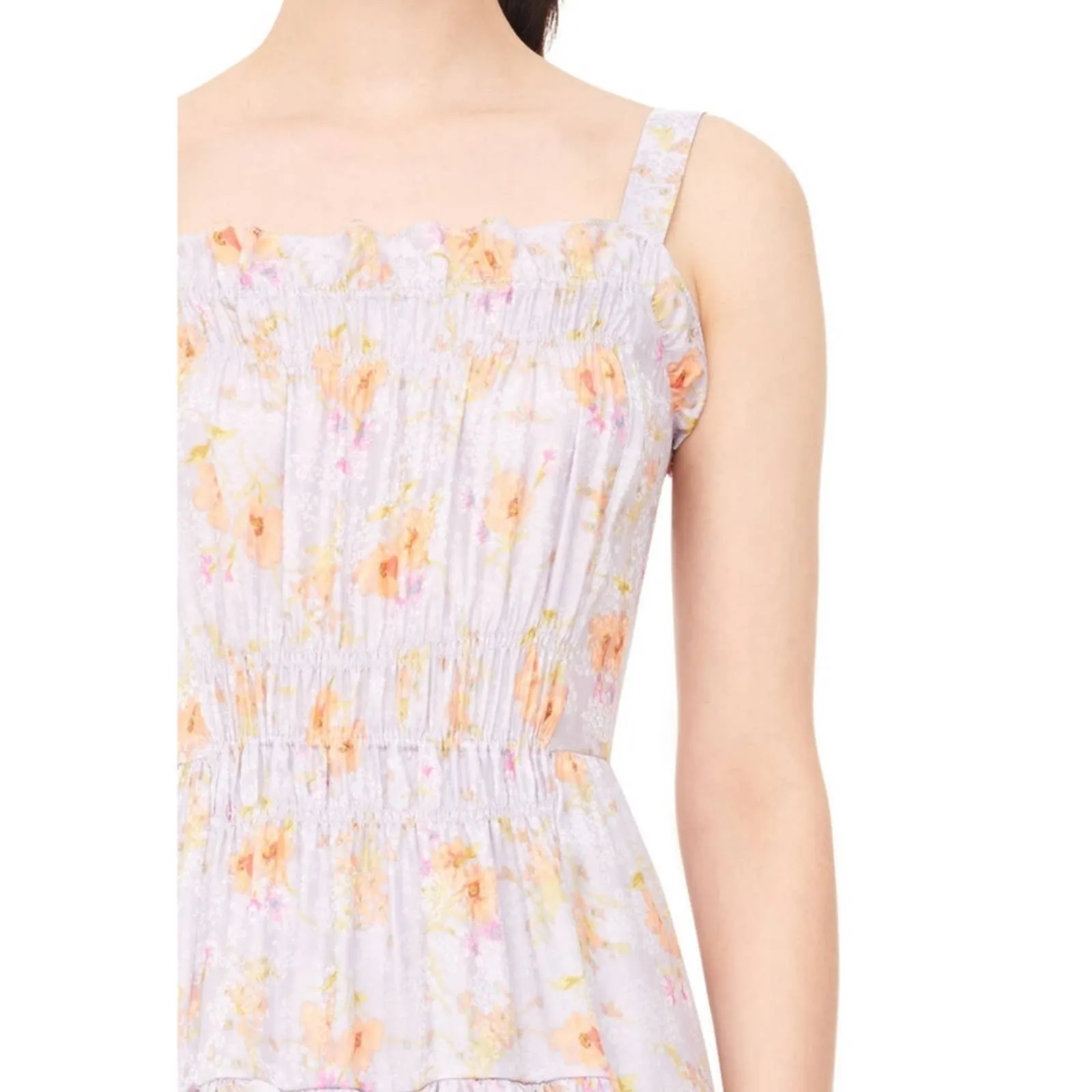 Rebecca Taylor Emilia Silk Jacquard Tank Dress