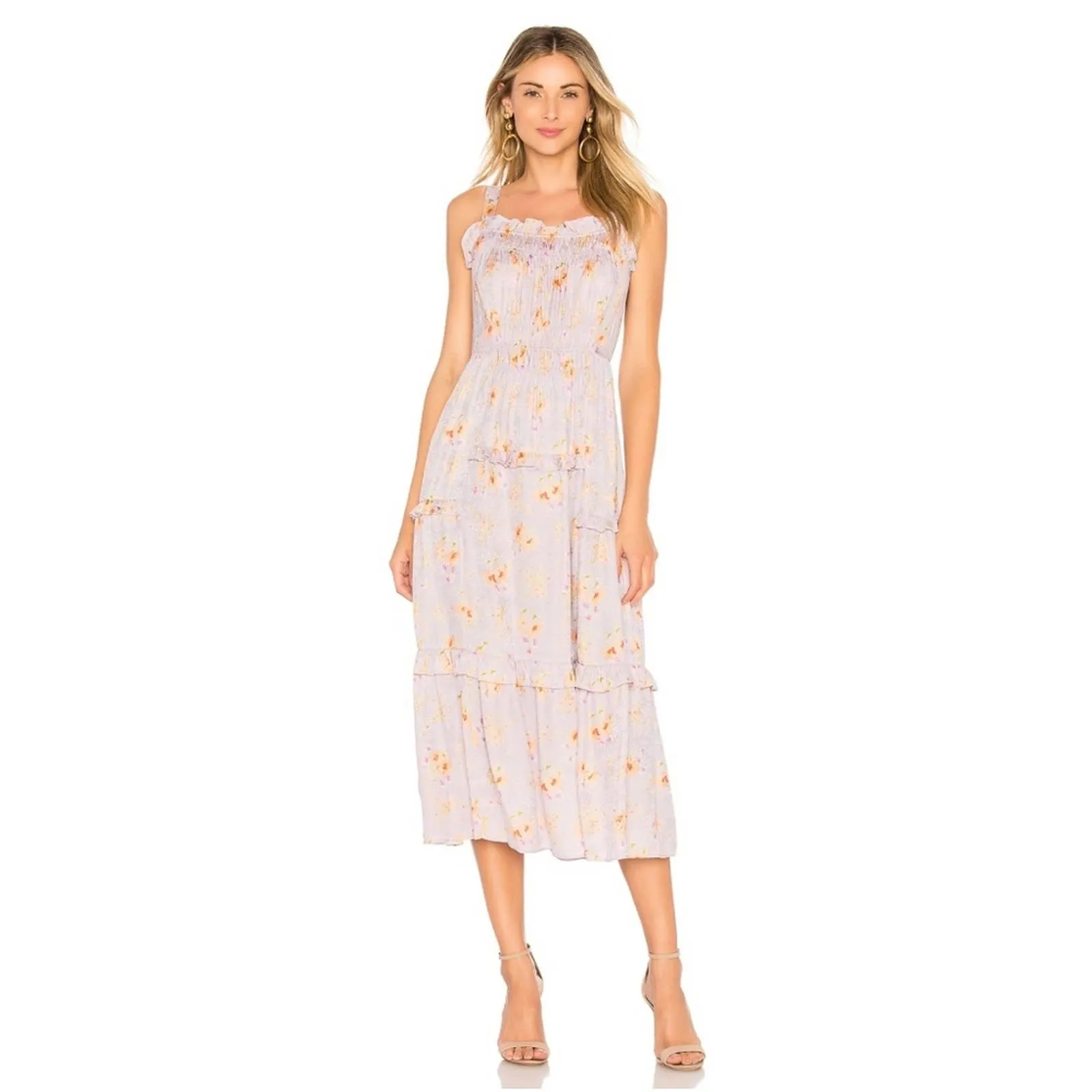 Rebecca Taylor Emilia Silk Jacquard Tank Dress