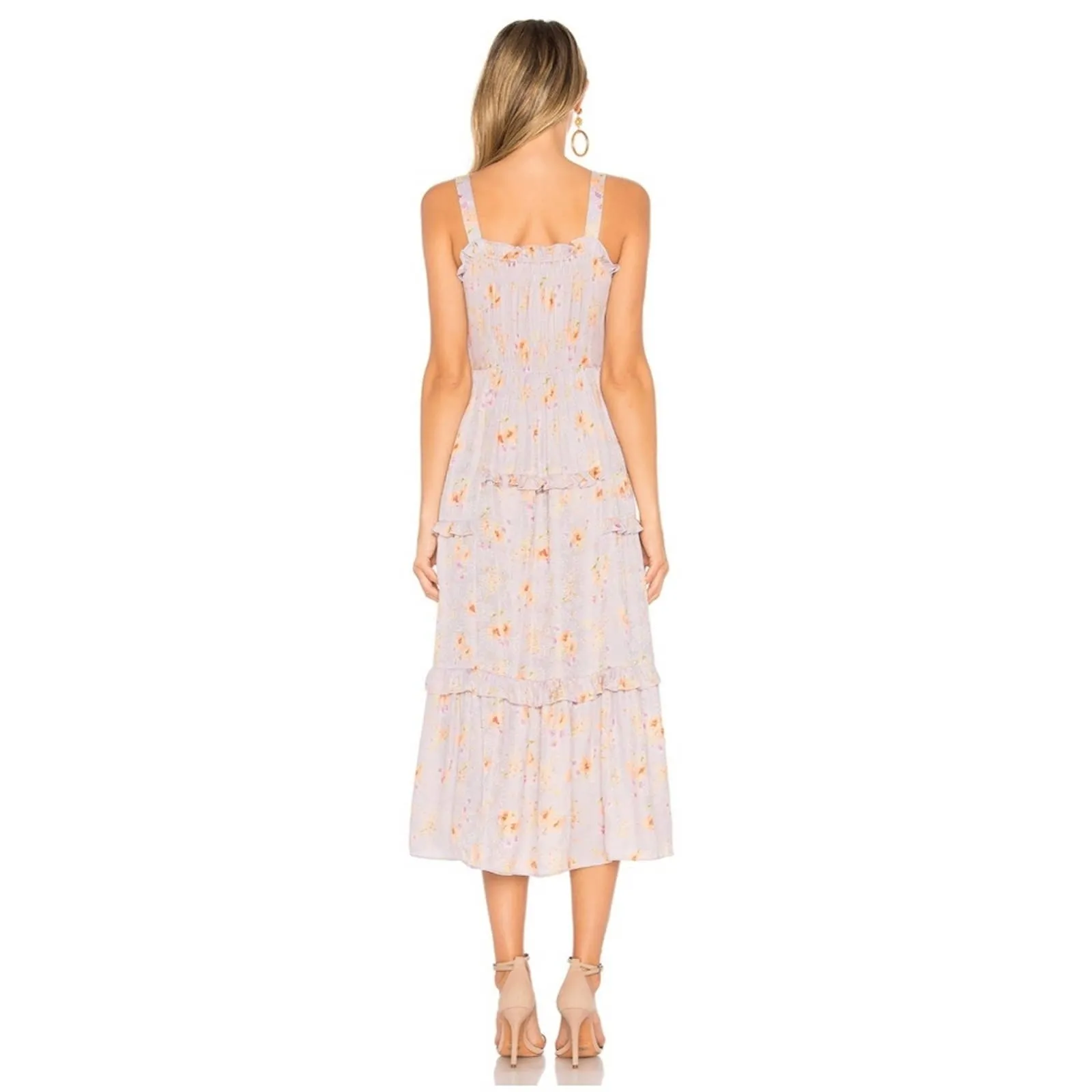 Rebecca Taylor Emilia Silk Jacquard Tank Dress