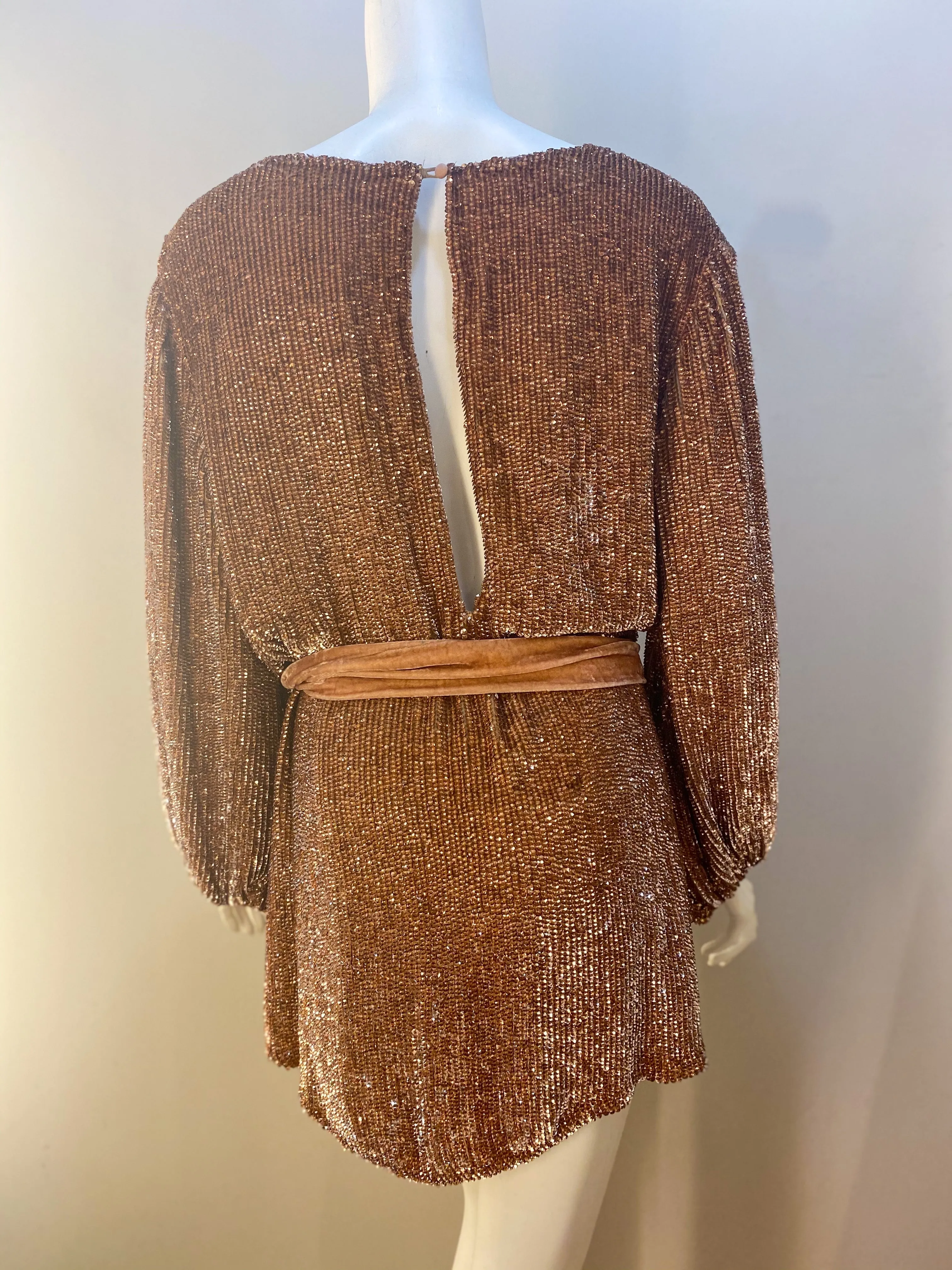Retrofete Sequin Mini Cocktail Dress