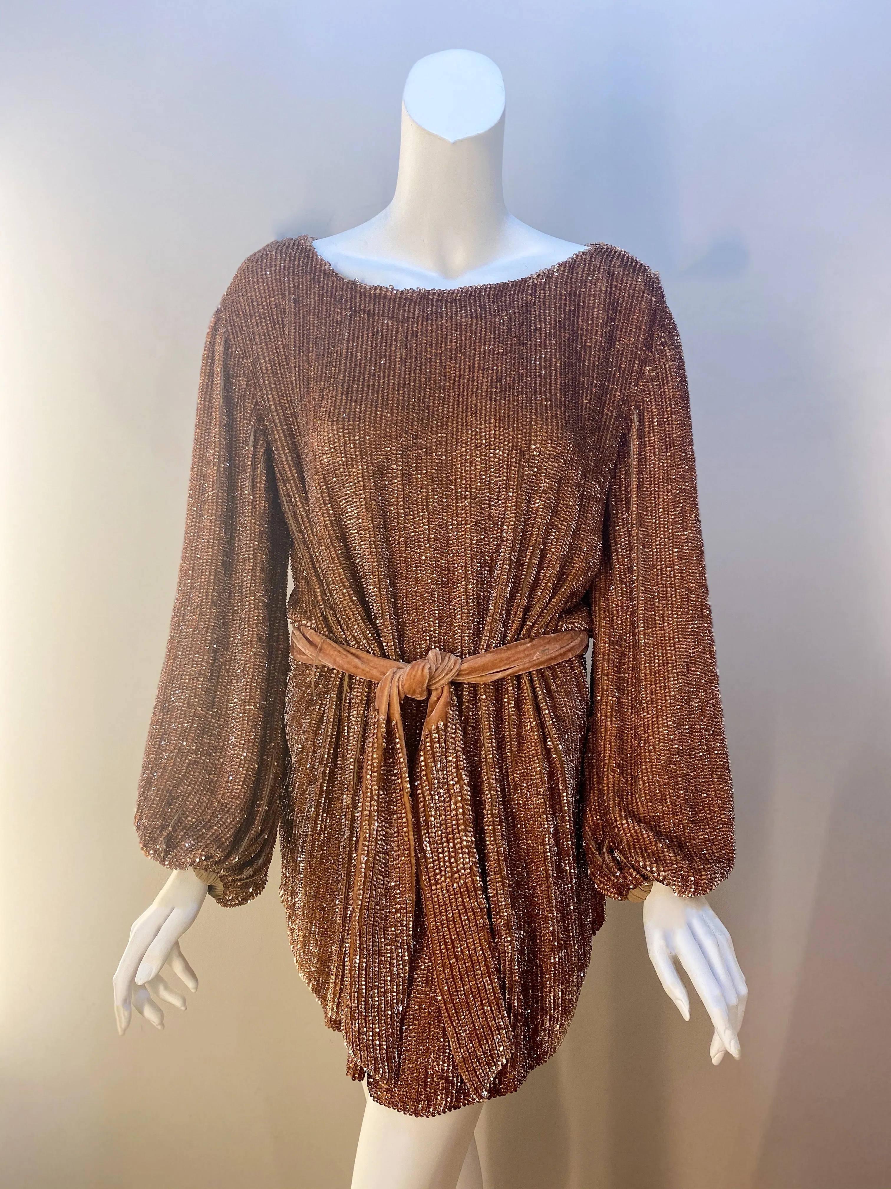 Retrofete Sequin Mini Cocktail Dress