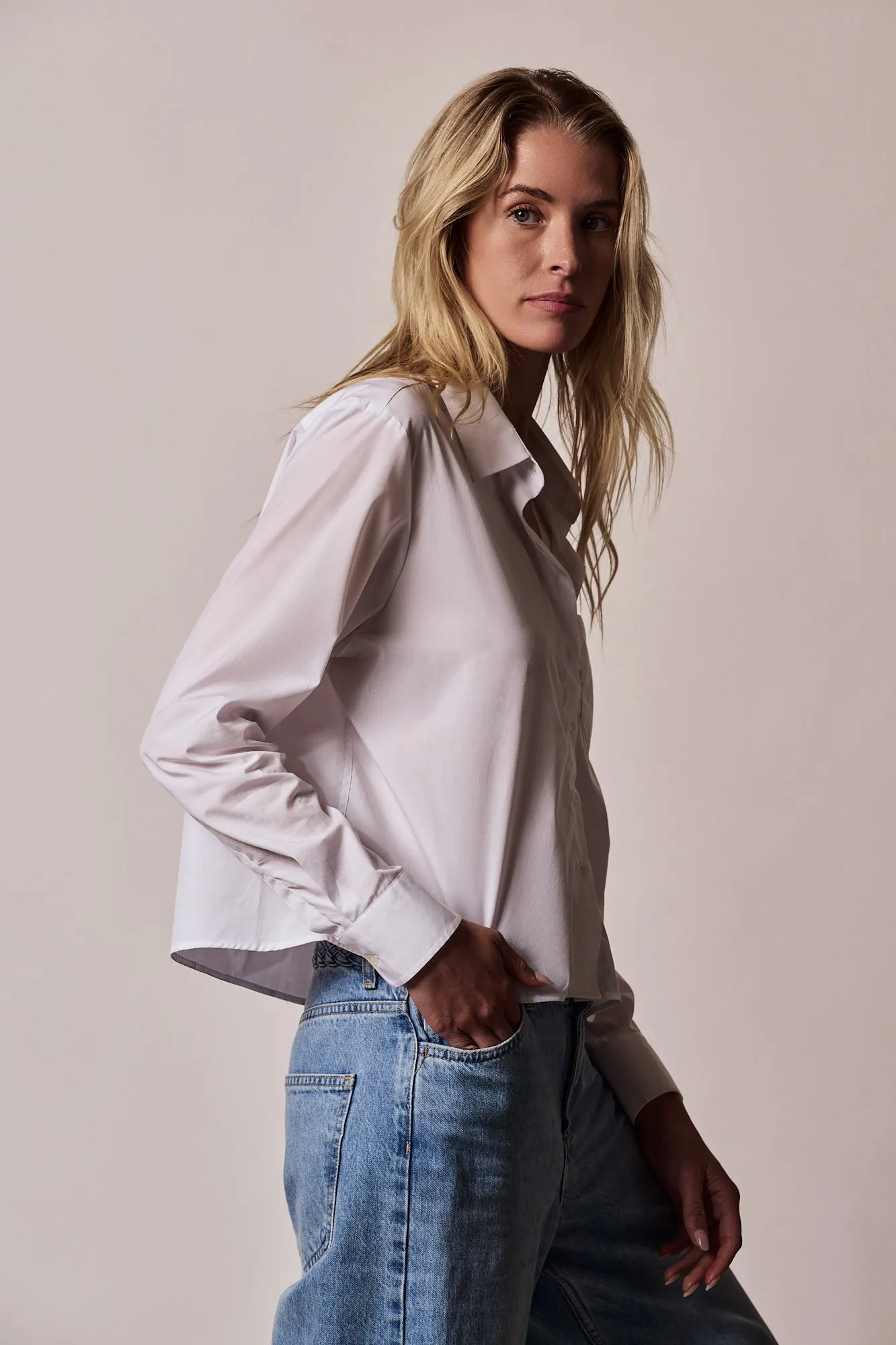 The Long Sleeve Boxy Crop