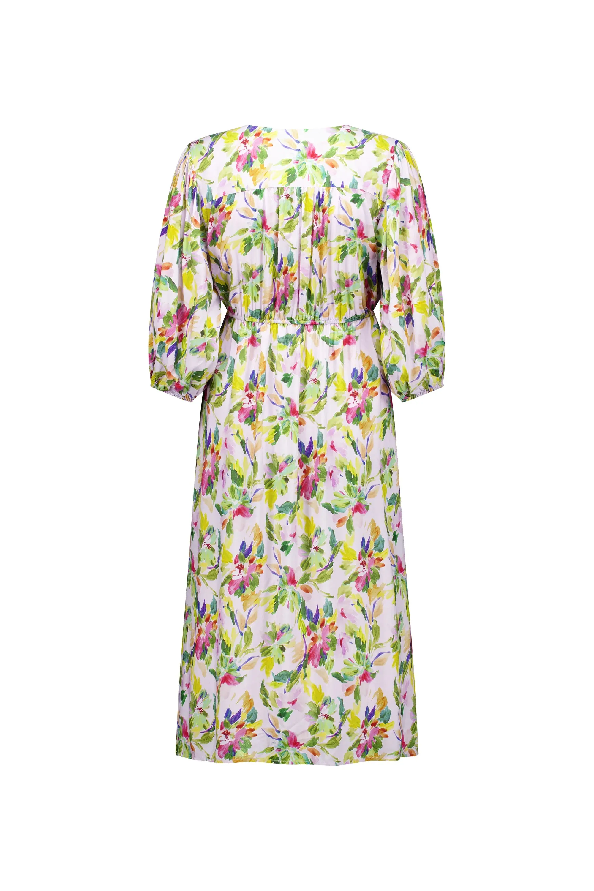 Vassalli - V Neck Midi Dress-Capri