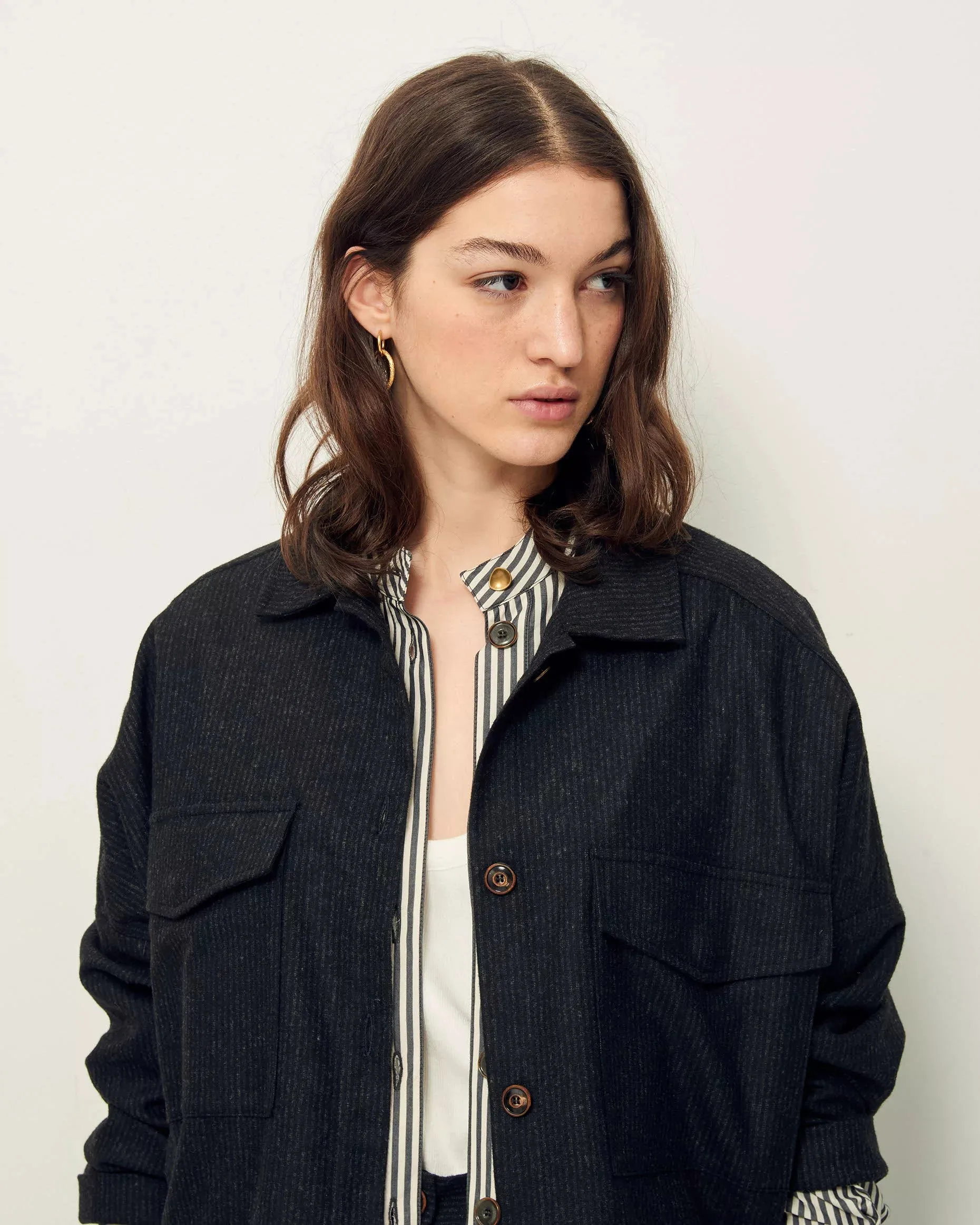 Wiltonia Blouse in Stoneblack