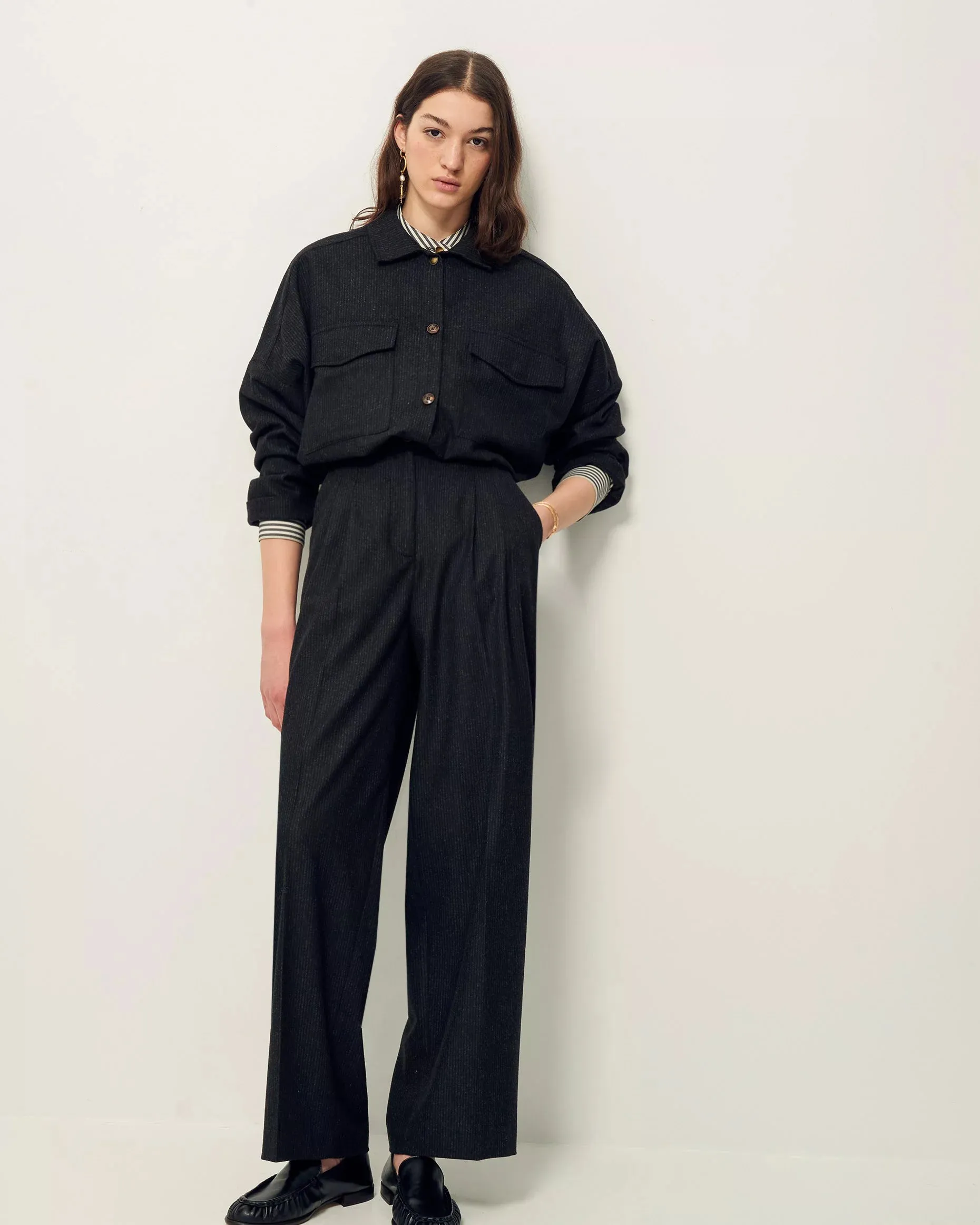 Wiltonia Blouse in Stoneblack