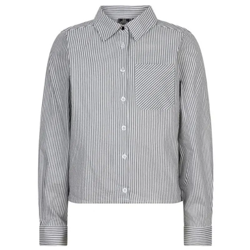 Witte blouse Striped