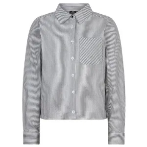 Witte blouse Striped