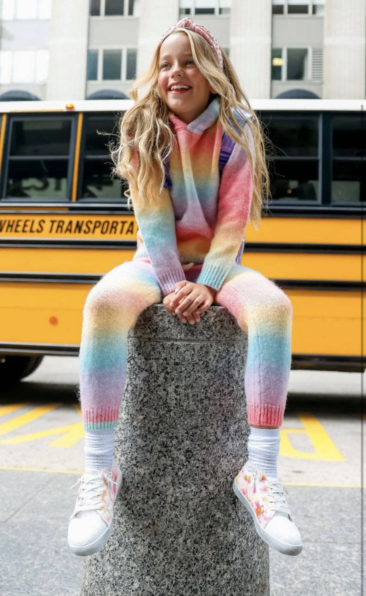 Womens Sunset Knit Hoodie and Pants Set
